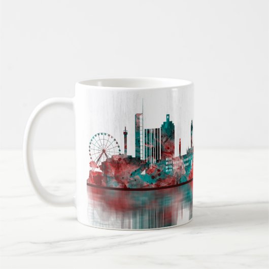 Glasgow Scotland Skyline Koffiemok (Links)