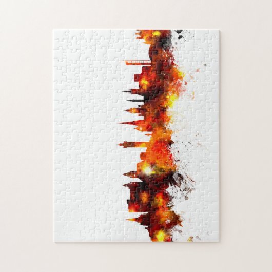 Glasgow Scotland Skyline Legpuzzel (Verticaal)