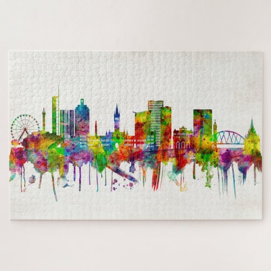 Glasgow Scotland Skyline Legpuzzel (Horizontaal)
