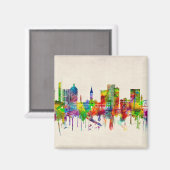 Glasgow Scotland Skyline Magneet (Voorkant / Achterkant)