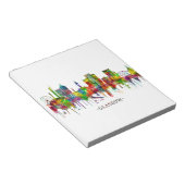 Glasgow Scotland Skyline Notitieblok (Schuin)