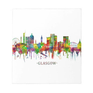 Glasgow Scotland Skyline Notitieblok