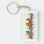 Glasgow Scotland Skyline Sleutelhanger (Voorkant)