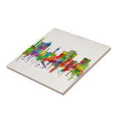 Glasgow Scotland Skyline Tegeltje (Zijkant)