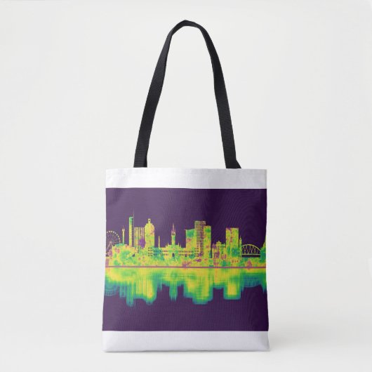 Glasgow Scotland Skyline Tote Bag (Voorkant)