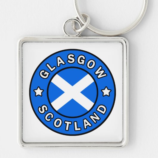 Glasgow Scotland Sleutelhanger (Voorkant)