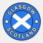 Glasgow Scotland sticker (Voorkant)