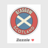 Glasgow, Scotland Sticker (Vel)
