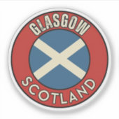 Glasgow, Scotland Sticker (Voorkant)