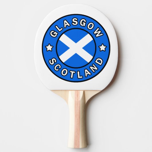 Glasgow Scotland Tafeltennisbatje (Voorkant)