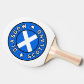 Glasgow Scotland Tafeltennisbatje (Zijkant)