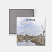 Glasgow Scotland UK Cityscape Uitzicht Magneet (Voorkant / Achterkant)