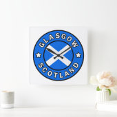 Glasgow Scotland Vierkante Klok (Huis)