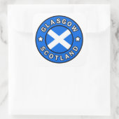 Glasgow Scotland Vierkante Sticker (Tas)