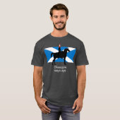 Glasgow Scottish Independence T-Shirt (Voorkant volledig)