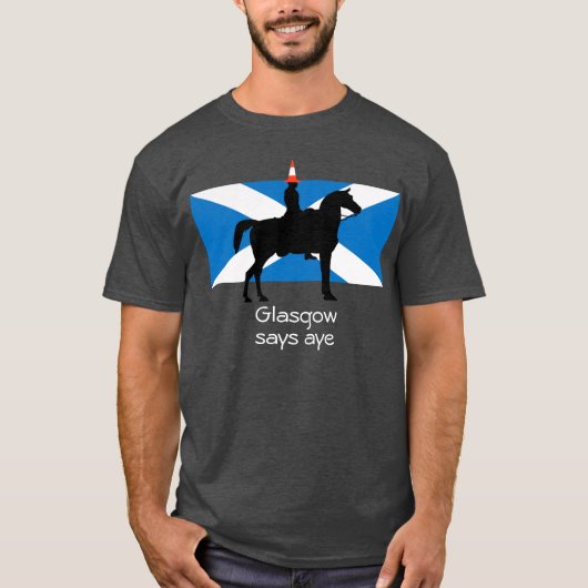 Glasgow Scottish Independence T-Shirt (Voorkant)