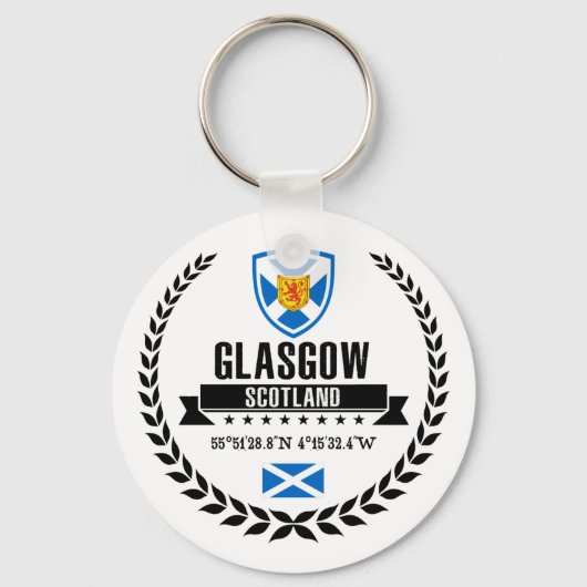 Glasgow Sleutelhanger (Voorkant)