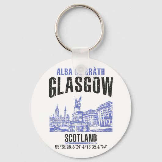 Glasgow Sleutelhanger (Voorkant)