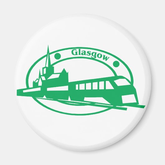 Glasgow Stamp Magneet (Voorkant)