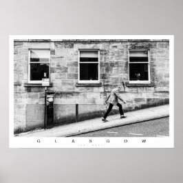 Glasgow-straat Poster