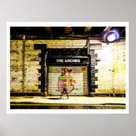 Glasgow-straat Poster