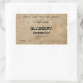 Glasgow (To customize) Rechthoekige Sticker (Tas)