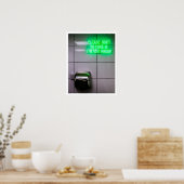 Glasgow-toilet Poster (Keuken)