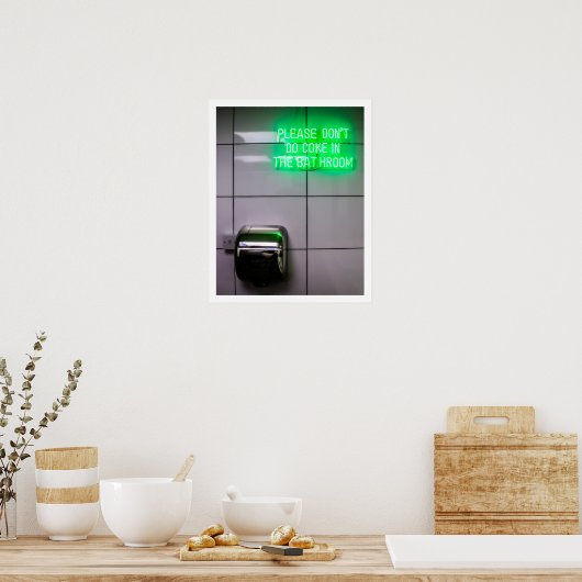 Glasgow-toilet Poster (Keuken)