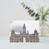 Glasgow Town Hall Briefkaart (Staand voorkant)
