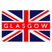 Glasgow UK Flag Magneet (Horizontaal)