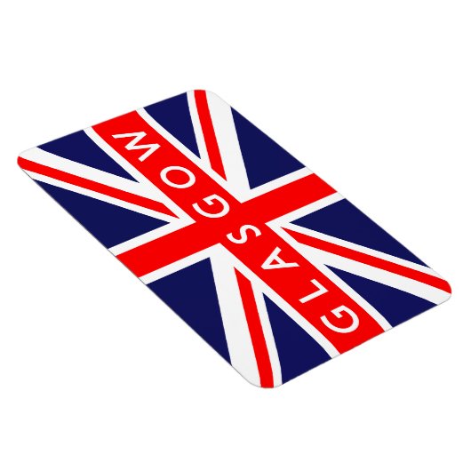 Glasgow UK Flag Magneet (Rechterzijde)