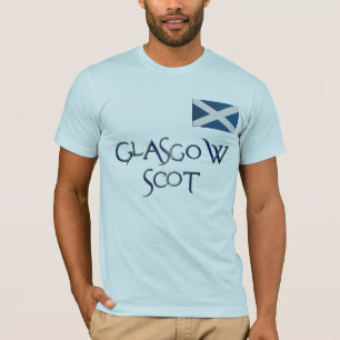 Glasgow VLAG VAN SCHOTLAND Patriottisch T-shirt