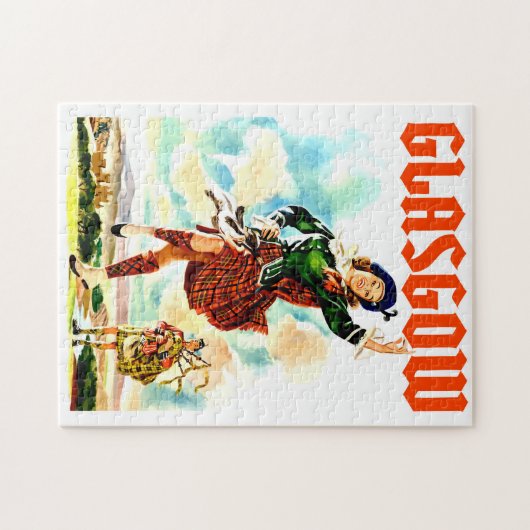 Glasgow, Voman in Kilt, Legpuzzel (Horizontaal)
