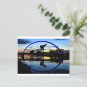 Glasgows "squinty bridge", Allan Topen Photography Briefkaart (Staand voorkant)
