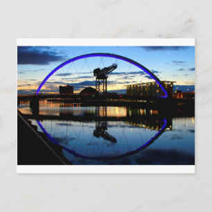 Glasgows "squinty bridge", Allan Topen Photography Briefkaart