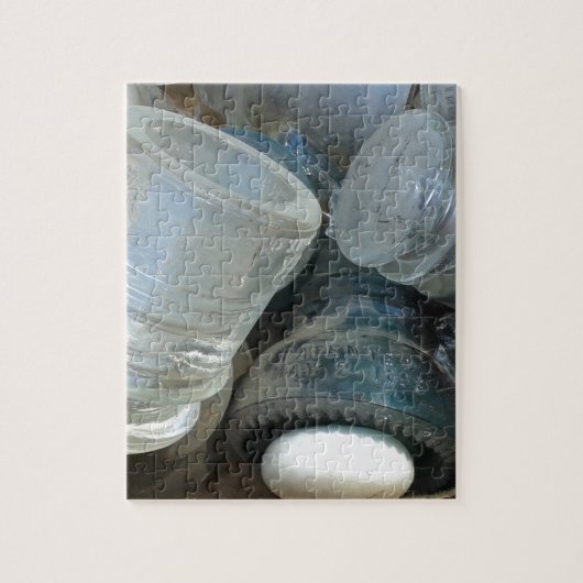  glasisolatoren en een deurknop legpuzzel (Verticaal)