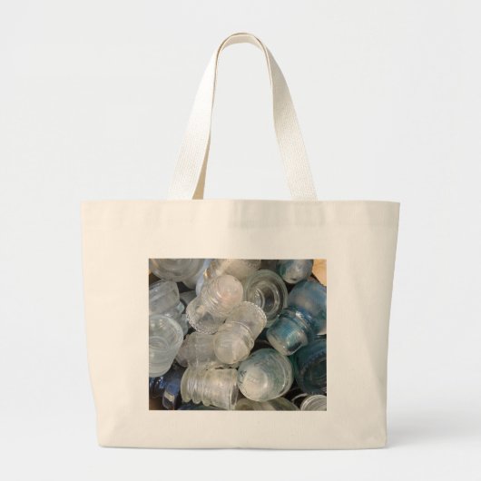 glasisolatoren grote tote bag (Voorkant)