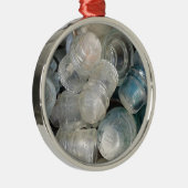  glasisolatoren metalen ornament (Rechts)