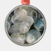  glasisolatoren metalen ornament (Voorkant)