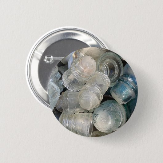  glasisolatoren ronde button 5,7 cm (Voorkant /achterkant)