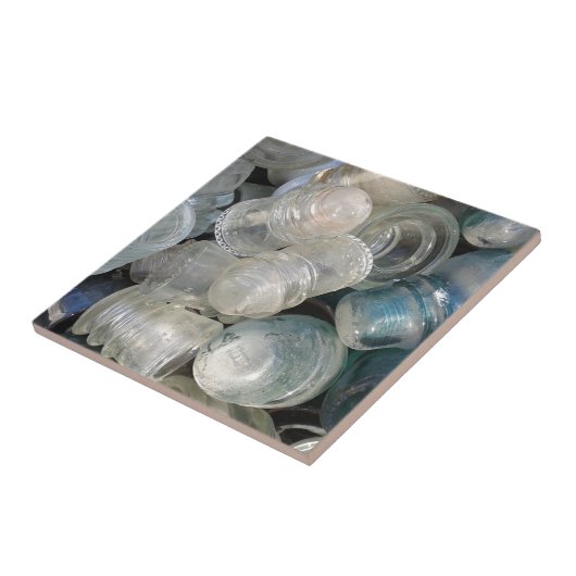  glasisolatoren tegeltje (Zijkant)