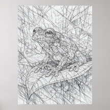 Glaskikker Regenwoud Refractie Kunst