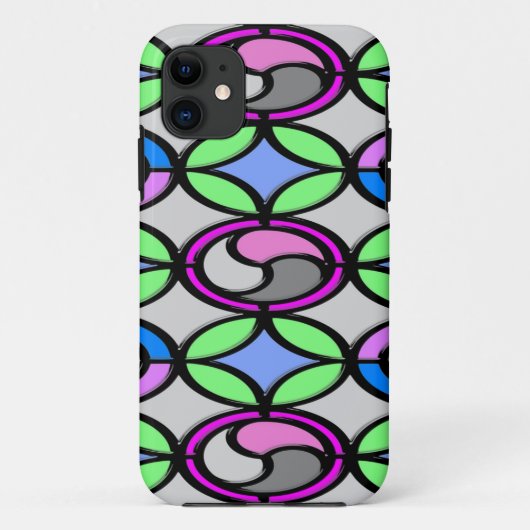 Glaskleurig betegeld Case-Mate iPhone case (Achterkant)