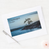 Glaskogen Zweden Rechthoekige Sticker (Envelop)