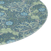 GLASKOPKORTING : WILLIAM MORRIS : SEAWEED SNIJPLANK (Hoek)