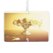 Glasmand met vruchten en vlinder luchtverfrisser (Achterkant)