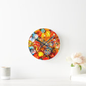 Glasmarmer Ronde Klok (Huis)