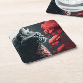 Glasmatrassen Kleur, blik Kartonnen Onderzetters (Schuin)