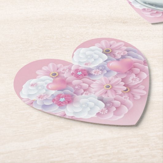 Glasmatrassen van papier/karton kartonnen onderzetters (Gekanteld)