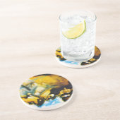 Glasmatrassen Zandsteen Onderzetter (Zijkant)